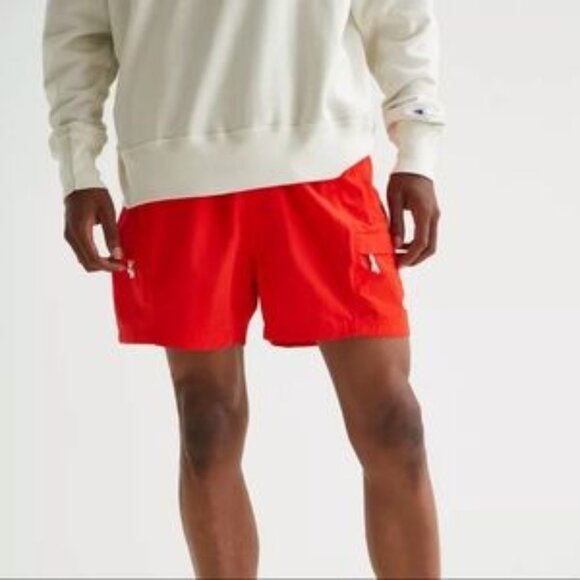 NWT The North Face Horizon Red Class V Belted Shorts Swim Trunks - Picture 1 of 6